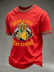 Men's Cinco de Mayo Printed Casual T-Shirt