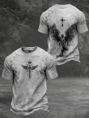 Men's Faith Print Casual T-shirt