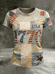 Women's USA 1776 Short-sleeved T-shirt