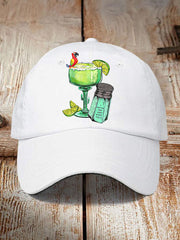 Unisex It's 5 O'clock Somewhere Parrot Print Hat
