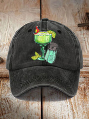 Unisex It's 5 O'clock Somewhere Parrot Print Hat