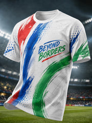 Men's 2026 Football Lover Graphic Commemorative T-Shirt