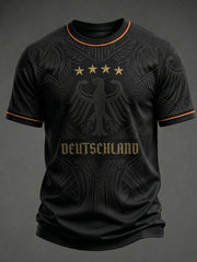Men's Germany Football Printed T-shirt