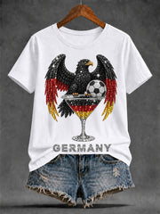 Women's Germany Art Print short-sleeved T-shirt