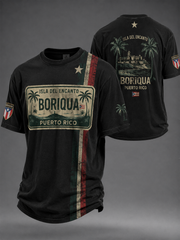 Men's Puerto Rico Printed short sleeves t-shirt