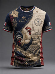 Men's France Print Tee