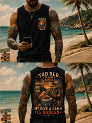 Men's 'my give a damn is broken, life's too short to pretend' Vests
