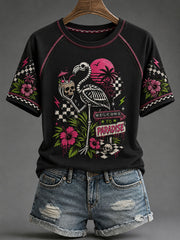 Women's Summerween Print Casual T-Shirt