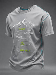 Men's E-BIKE LÄCHELN STATT HECHELN Short Sleeves T-shirt