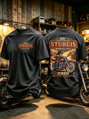 Men's Motorcycle Rally Printed T-shirt