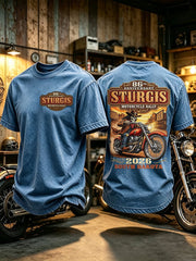 Men's Motorcycle Rally Printed T-shirt