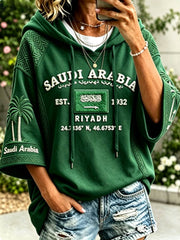 Women's Saudi Arabia's 96th National Day Our Pride Lies in Our Nature Hoodie