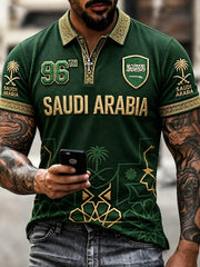 Men's Saudi Arabia's 96th National Day polo shirt