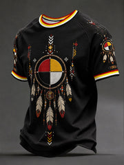 Men's Native Medicine Wheel Dreamcatcher T-Shirts