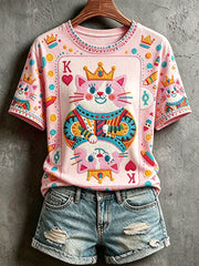 Women's Poker Casual T-Shirts