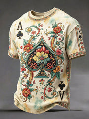 Men's Poker Casual T-Shirts