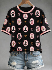Women's Halloween Artistic Casual T-shirt
