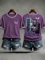 Women's Halloween Art Casual T-shirt
