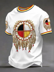 Men's Indigenous Medicine Wheel T-Shirts