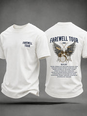 Men's Retirement Farewell Tour Music Theme Casual Unisex T-shirt
