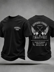 Men's Retirement Farewell Tour Music Theme Casual Unisex T-shirt