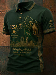 Men's Saudi Arabia's 96th National Day polo shirt