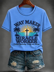 Women's ”WAY MAKER“ Printed T-shirt
