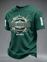 Men's Philadelphia Football Short Sleeves T-shirt