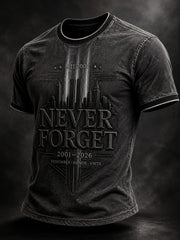 Men's 9.11 Never Forget Printed T-shirt