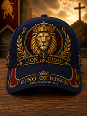 Unisex Christian Lion of Judah Art Print Hat