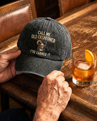 Call Me Old Fashioned, I’ve Earned It Printed Casual Unisex Cap