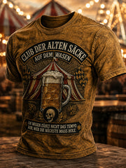 Men's Cannstatter Volksfest Funny Slogan Printed T-shirt