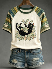 Women's Cat Mahjong T-Shirts