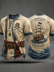 Men's Pirate Print T-Shirts