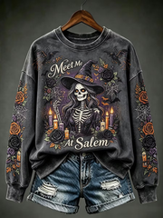 Women's Meet Me At Salem Regular Sweatshirt