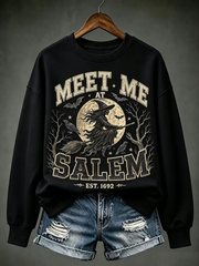 Women's Meet Me At Salem Regular Sweatshirt