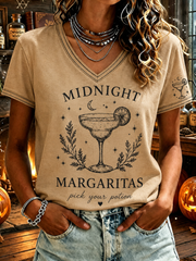 Women's Midnight Margaritas Print short-sleeved T-shirt
