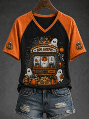 Women's Las Vegas Halloween Print T-shirt