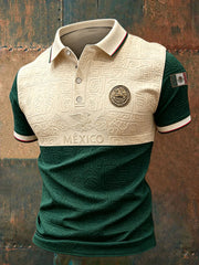 Men's Mexico Independence Day Printed Casual Tops