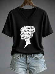 Women's Empowered Women Print T-shirt