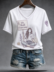 Women's RIP Retro Feminist Icon Printed short-sleeved T-shirt