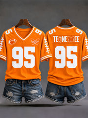 Women's Game Day Football Printed Casual T-Shirt