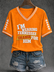 Women's Game Day Football Printed Casual T-Shirt