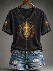 Women's Lion Of Judah He Has Triumphed T-shirt