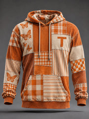 Men's Game Day Football Print Casual Hoodie