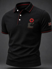 Men's Remembrance Day Print Casual Top