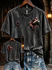 Women's Halloween Bullet Bloody T-Shirts