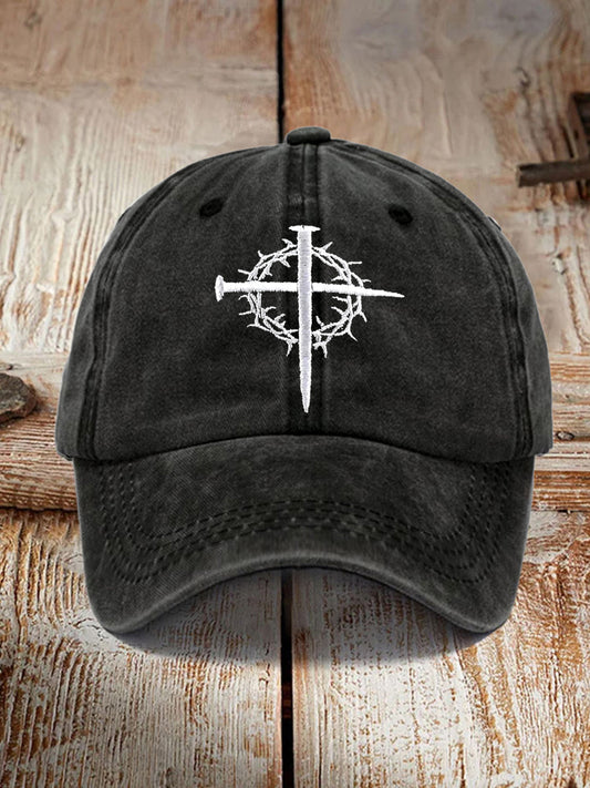 Unisex Cross Faith Print Hat