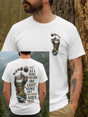Men's Not All Who Wander Are Lost Short Sleeve  T-shirt