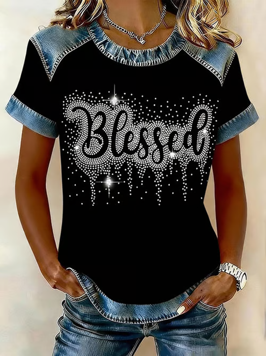 Women's Faith Art Printed T-shirt